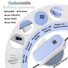 Load image into Gallery viewer, MPNETDEAL Battery-powered nail grinders for nails, arylic nails, animal nails, nail drill machine