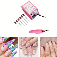 Load image into Gallery viewer, Deal- (ship to US only)Electric manicure sets Nail Machine Efile Electric Nail Drill Nail File Kit for Acrylic Nails Poly Gel Nail Art Salon Use or Home use