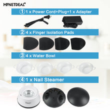 Load image into Gallery viewer, MPNETDEAL Nail Polish Remover Steamer Portable UV Gel Nail Polish Steamer for Acrylic Nails Salon Use