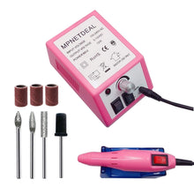 Load image into Gallery viewer, MPNETDEAL US-Plug-MPNETDEAL Electric fingernail polishers Efile Nail File Machine Electric Nail Drill Set Kit for Acrylic Nails Gel Nail Art Salon Use or Home use