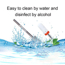 Load image into Gallery viewer, MPNETDEAL (Medium) Safety Nail Carbide Silver Drill Bit Round Top Large Barrel Head Fit for 3/32''e-File Electric Dremel Drill Machine