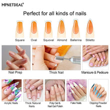 Load image into Gallery viewer, MPNETDEAL (Medium) Safety Nail Carbide Silver Drill Bit Round Top Large Barrel Head Fit for 3/32''e-File Electric Dremel Drill Machine