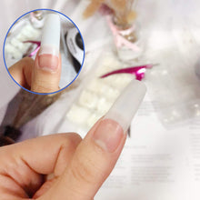 Load image into Gallery viewer, MPNETDEAL 1000Pcs MPNETDEAL French False Nail Tips Fake Half Cover Artificial Acrylic Nails Extension Tips with Storage Box 10 Size for Nail Salon or Home Use by Mpnetdeal (Natural and Clear)