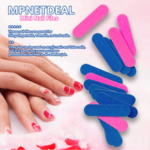 Load image into Gallery viewer, MPNETDEAL 300pcs Mini Nail Files Disposable Emery Borad