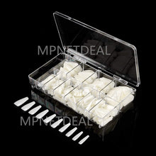 Load image into Gallery viewer, MPNETDEAL 500Pcs Coffin Nails Long Ballerina False Nail Tips Full Cover Fake Artificial Acrylic Nails Extension Tips 10 Size with a case for Nail Salon or Home Use DIY Nail Art(Natural)