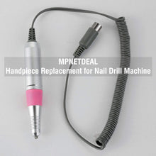 Load image into Gallery viewer, MPNETDEAL Handpiece Replacement Aluminum Alloy Handle Compatible for Acrylic Nails Electric Nail Drill Efile 30000RPM | Fit for 3/32 inch Shank