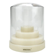 Load image into Gallery viewer, MPNETDEAL Nail Drill Bits Holder with Dust Proof Cover 48 Big Holes Storage Stand Displayer Container Organizer Box Case, Acrylic Nails Necessary Tools for Home Use or Nail Salon (Natural)