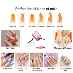 Deal- (ship to US only)Electric manicure sets Nail Machine Efile Electric Nail Drill Nail File Kit for Acrylic Nails Poly Gel Nail Art Salon Use or Home use