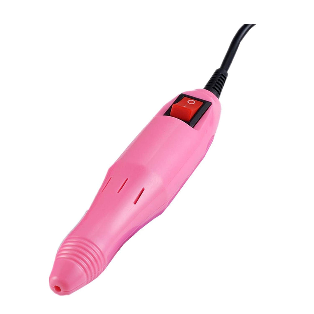 MPNETDEAL Handpiece  Replacement for Electric Nail Drill, Acrylic Nail Tool Replacement, Efile Handpiece Fit for 3/32 '' Nail Drill Bits（Pink）