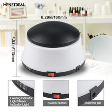 Load image into Gallery viewer, MPNETDEAL Nail Polish Remover Steamer Portable UV Gel Nail Polish Steamer for Acrylic Nails Salon Use
