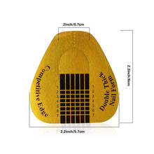 Load image into Gallery viewer, 100 Pcs Nail Extension Tips Form Guide Stickers Horseshoe-Shaped
