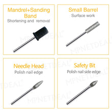 Load image into Gallery viewer, MPNETDEAL Portable Electric Nail Drill Efile Machine for Acrylic Nails Gel Nails 20000RPM Professional Manicure Drill Kit

