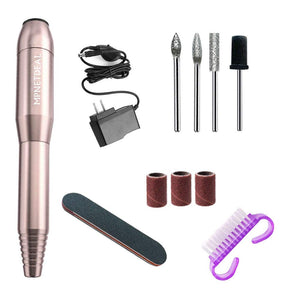 MPNETDEAL Portable Electric Nail Drill Efile Machine for Acrylic Nails Gel Nails 20000RPM Professional Manicure Drill Kit