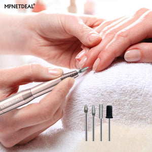 MPNETDEAL Portable Electric Nail Drill Efile Machine for Acrylic Nails Gel Nails 20000RPM Professional Manicure Drill Kit