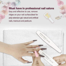 Load image into Gallery viewer, 12 Pack Professional Nail Files Washable Emery Board Buffer 100/180 Mixed Grit for Acrylic Nails

