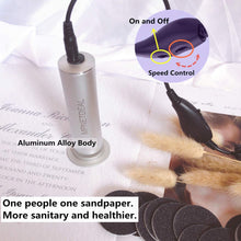 Load image into Gallery viewer, MPNETDEAL US-Plug-Electric Foot Callus Remover, Powerful Electronic Foot File,Pedicure Tools, Personal Care,mother&#39;s day present,with 60 Pcs Sandpaper Disk
