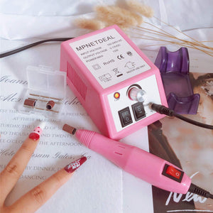 MPNETDEAL US-Plug-MPNETDEAL Electric fingernail polishers Efile Nail File Machine Electric Nail Drill Set Kit for Acrylic Nails Gel Nail Art Salon Use or Home use