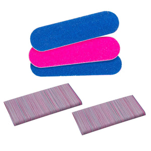 MPNETDEAL 200 Pack Mini Nail Files Disposable Emery Board Bulk