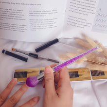 Load image into Gallery viewer, Nail Brush and Spatula, Nail Extension Form Sticker Guide, Nail Dust Brush Cleaner for Acrylic Application, UV Gel Builder Picker
