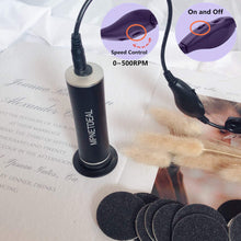 Load image into Gallery viewer, MPNETDEAL US-Plug-Electric Foot Callus Remover, Powerful Electronic Foot File,Pedicure Tools, Personal Care,with 60 Pcs Sandpaper Disk
