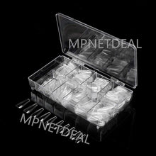 Load image into Gallery viewer, MPNETDEAL 500Pcs Coffin Nails Long Ballerina False Nail Tips Full Cover Fake Artificial Acrylic Nails Extension Tips 10 Size with a case for Nail Salon or Home Use DIY Nail Art (Clear)
