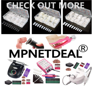 US-Plug-MPNETDEAL Efile Nail File Machine Electric Nail Drill Set Kit for Acrylic Nails Gel Nail Art Salon Use or Home use