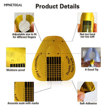 Load image into Gallery viewer, 100 Pcs Nail Extension Tips Form Guide Stickers Horseshoe-Shaped

