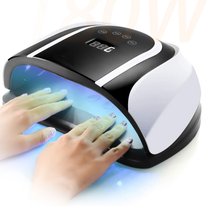 Load image into Gallery viewer, MPNETDEAL UV LED Nail Lamp Faster Nail Dryer for Gel Polish with 4 Timer Setting Professional Gel Lamp Portable Handle Curing Lamp for Fingernail and Toenail Auto Sensor Nail Machine
