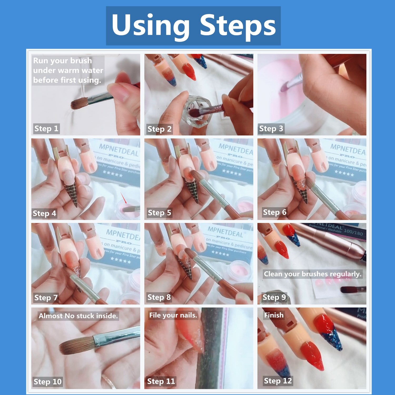 How To: Clean Your Acrylic Nail Brush